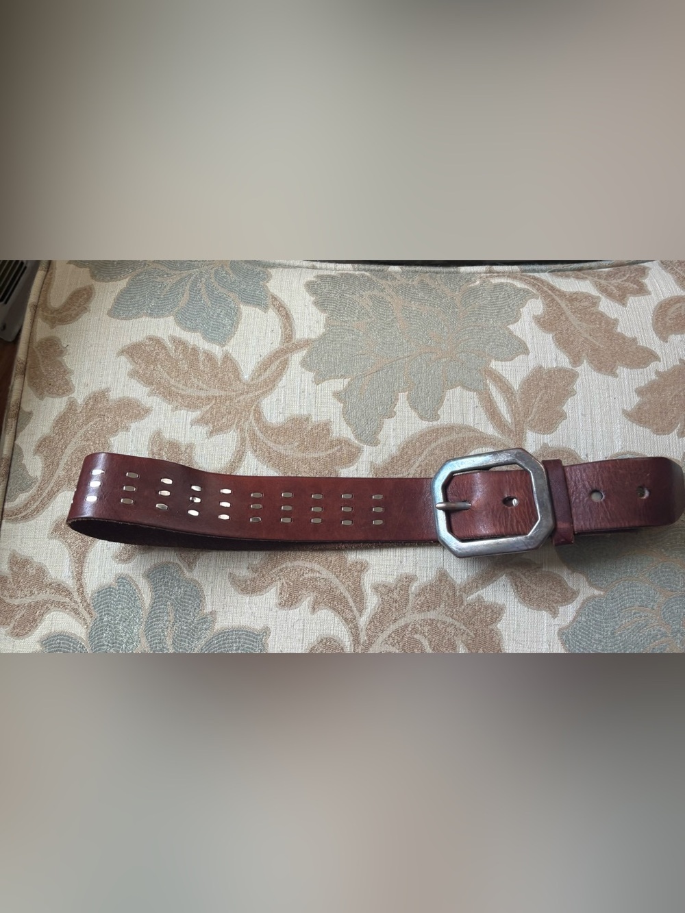 Vintage True Religion Leather Belt, size 32